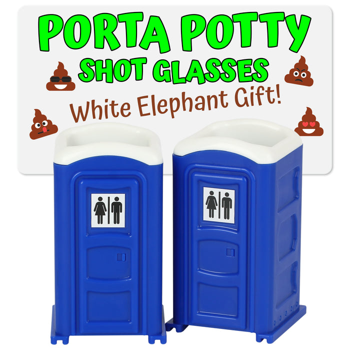 Porta Potty Shot Glasses